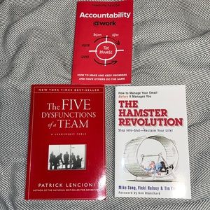 NEW executive books, Five Dysfunctions, Hamster Revolution, Accountability @Work